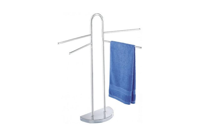 Verchromter Handtuchständer, Handtuchhalter - 4 bewegliche Arme Wenko