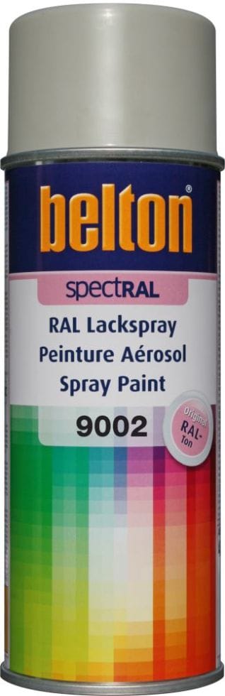 SpectRAL Lackspray 400 ml grauweiß Sprühlack Buntlack Spraylack - Belton