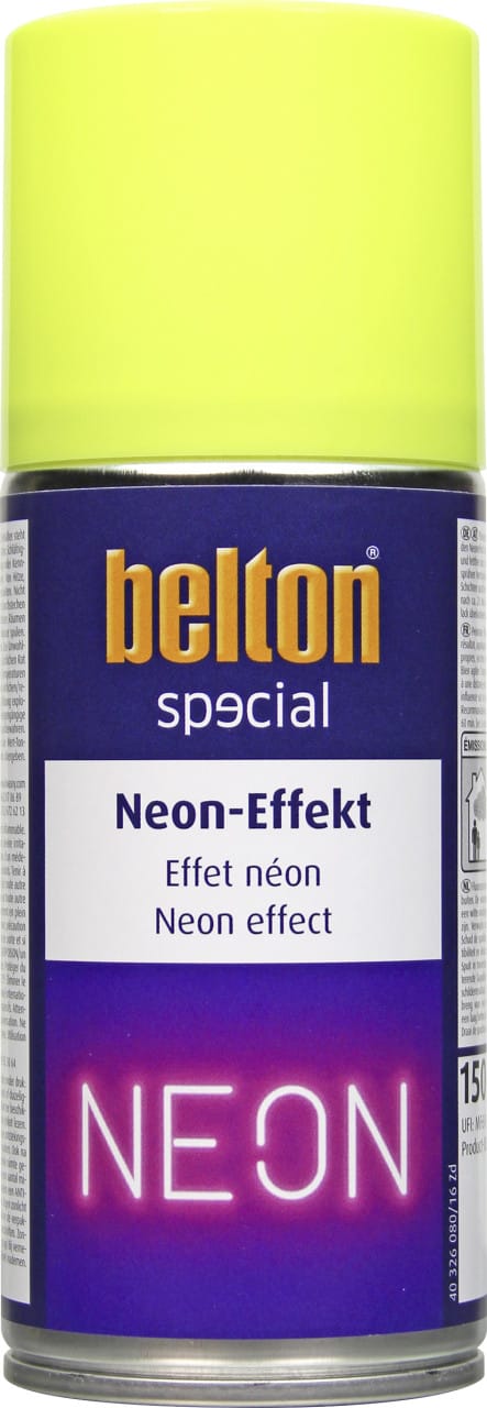 Special Neon-Effekt Spray 150 ml gelb Lackspray Effektlack Neonlack - Belton