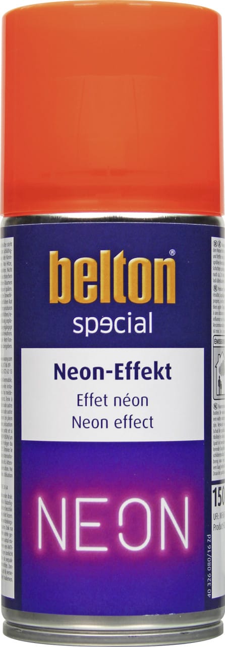 Special Neon-Effekt Spray 150 ml rot Lackspray Effektlack Neonlack - Belton
