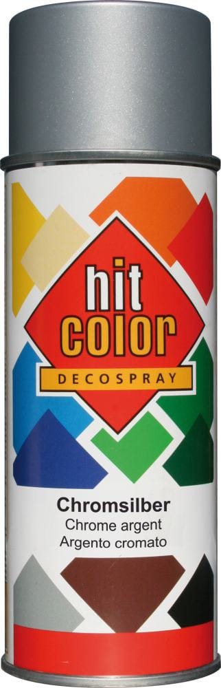 Hitcolor Lackspray 400 ml chrome-silber Sprühlack Spraylack Buntlack - Belton