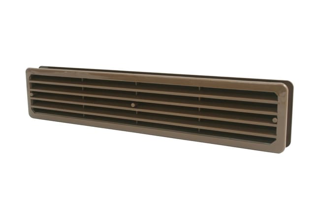 Türlüftungsgitter 452 x 92 mm, braun Lüftungsgitter - Marley