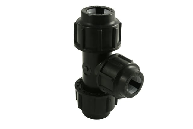 Kaltwasserleitung T-Stück ø 25 x 20 x 25 mm PE-Rohr - Marley