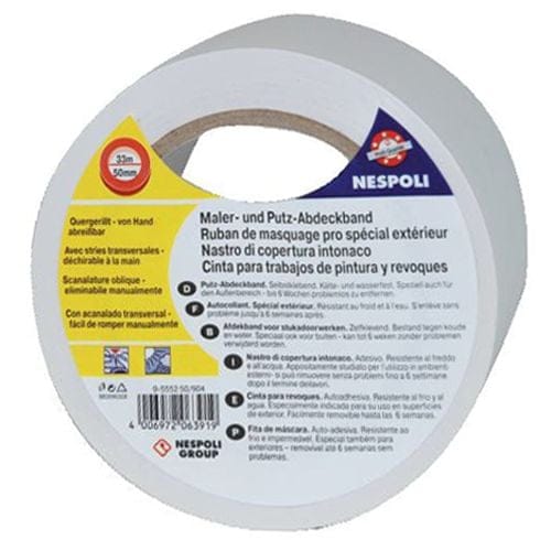 Maler-Gipserband 50 mm x 33 m Kreppband - Nespoli
