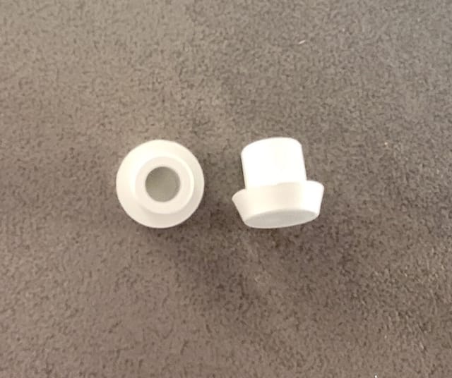 Cornat - WC-Sitz Puffer-Set Kunststoff / für Modell Toilettendeckel-Befestigungen