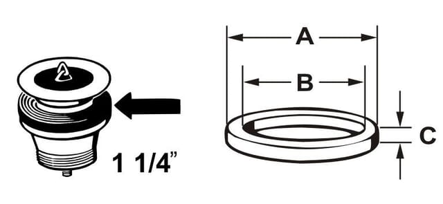 Gummidichtung 1 1/4'' Dichtungen - Cornat