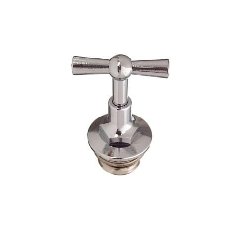 Ventiloberteil Knebel 3/4 m Chrom - Conmetall