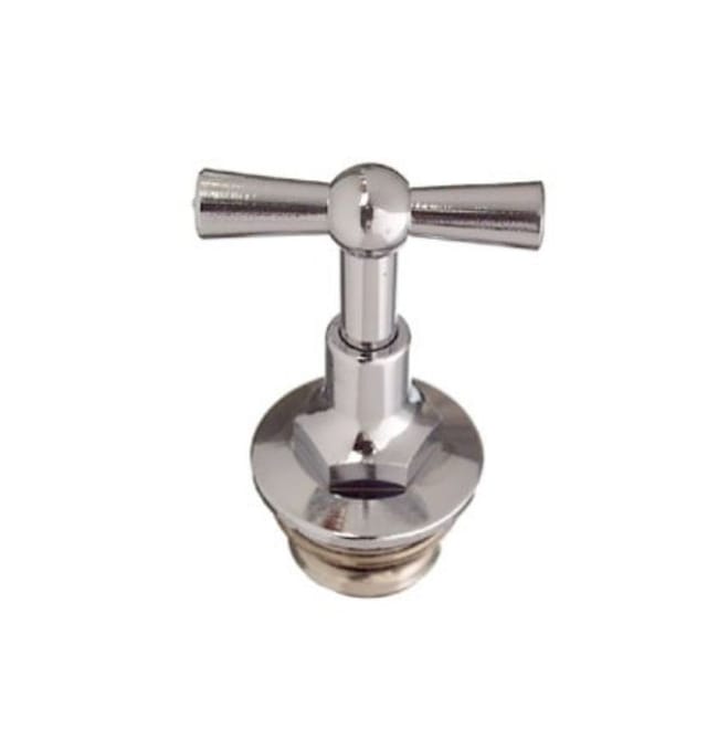 Ventiloberteil Knebel 1/2 m Chrom - Conmetall