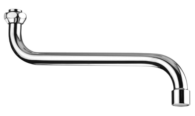 Rohrauslauf S-Form 25 cm verchromt Rohrausläufe - Cornat