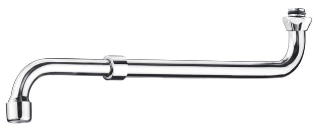Cornat - Rohrauslauf S-Form 27 - 44 cm verchromt, schwenk- und ausziehbar