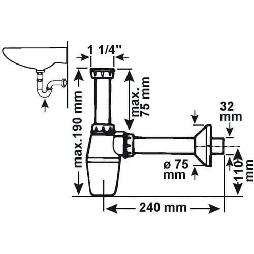 Conmetall - Tassen gv Messing Chrom 211