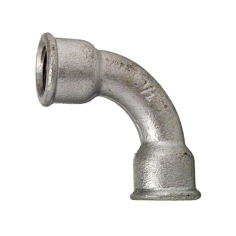 Temperguss-Bogen 90° 3/4 '' 2 Muffen verzinkt Bogen - Cornat