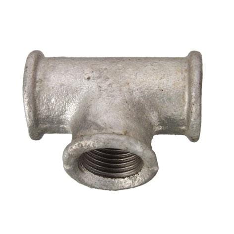 Cornat - Temperguss-Reduzier-T-Stück 1'' x 1/2'' x 1 verzinkt Reduzierstücke