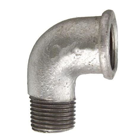 Temperguss-Winkel 90 ° 1 1/4 '' 1 Muffe verzinkt Winkel & Bögen - Cornat