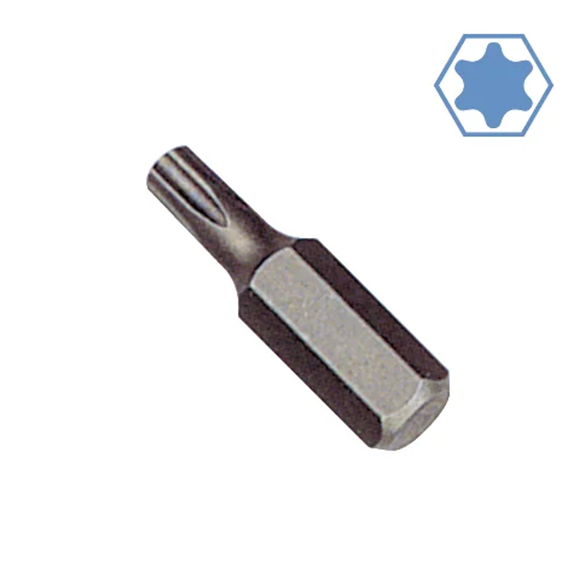 Innensechskant T30 Bit, 30mm, 5/16 Zoll, S2 Stahl Schraubendreherbit