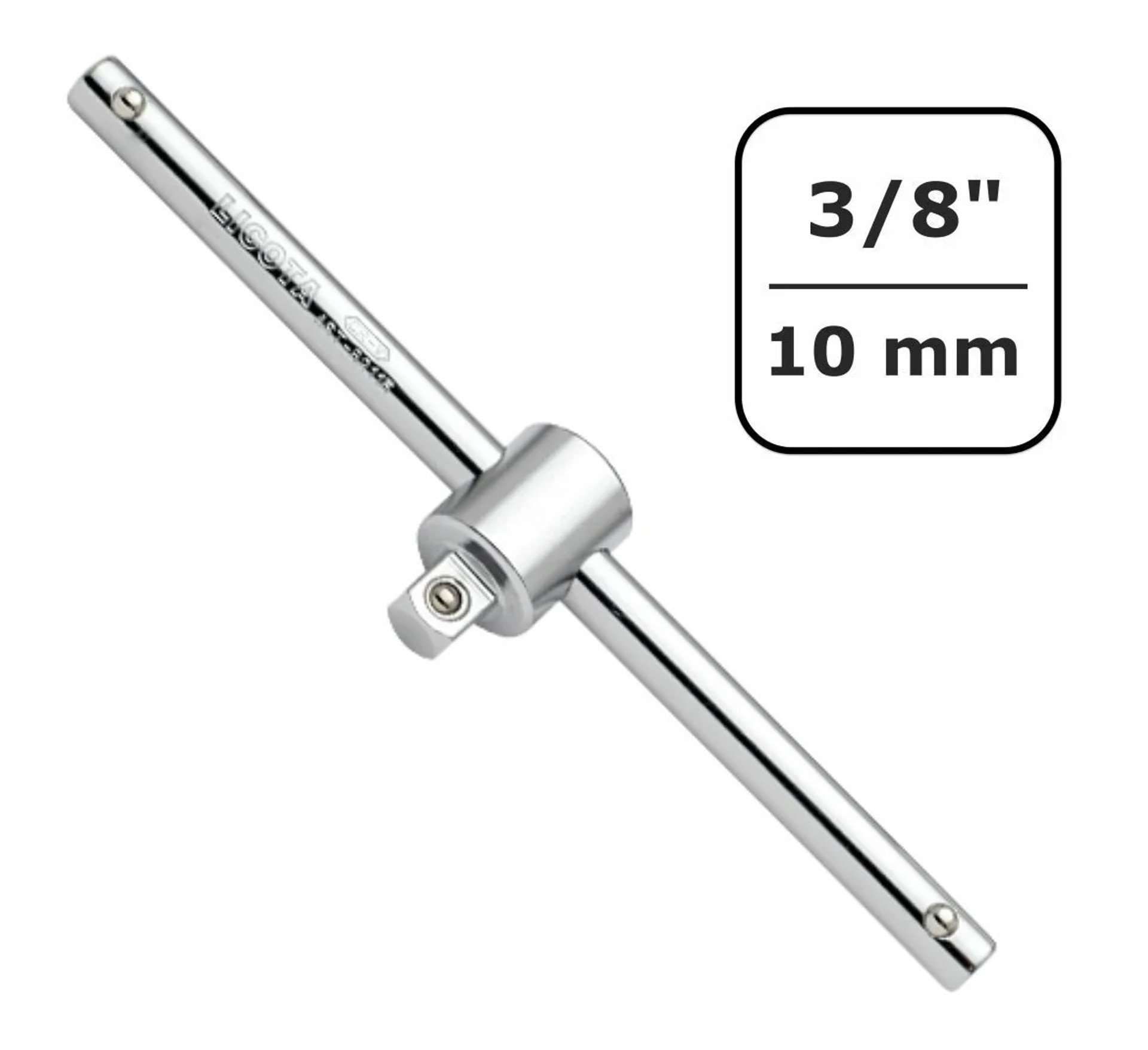 Gleitgriff 3/8 Zoll, Crv, 200mm - Profi Werkzeug