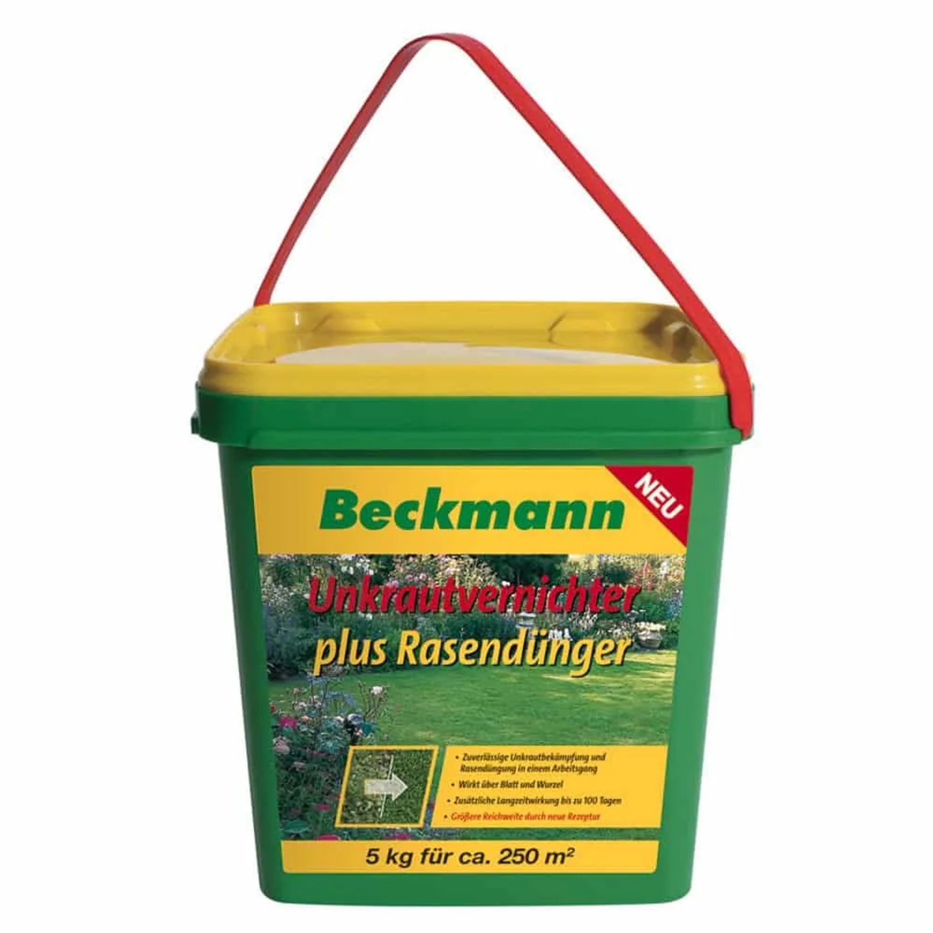 Rasendünger Mit Unkrautvernichter, 5 Kg Langzeitwirkung Für 250m²