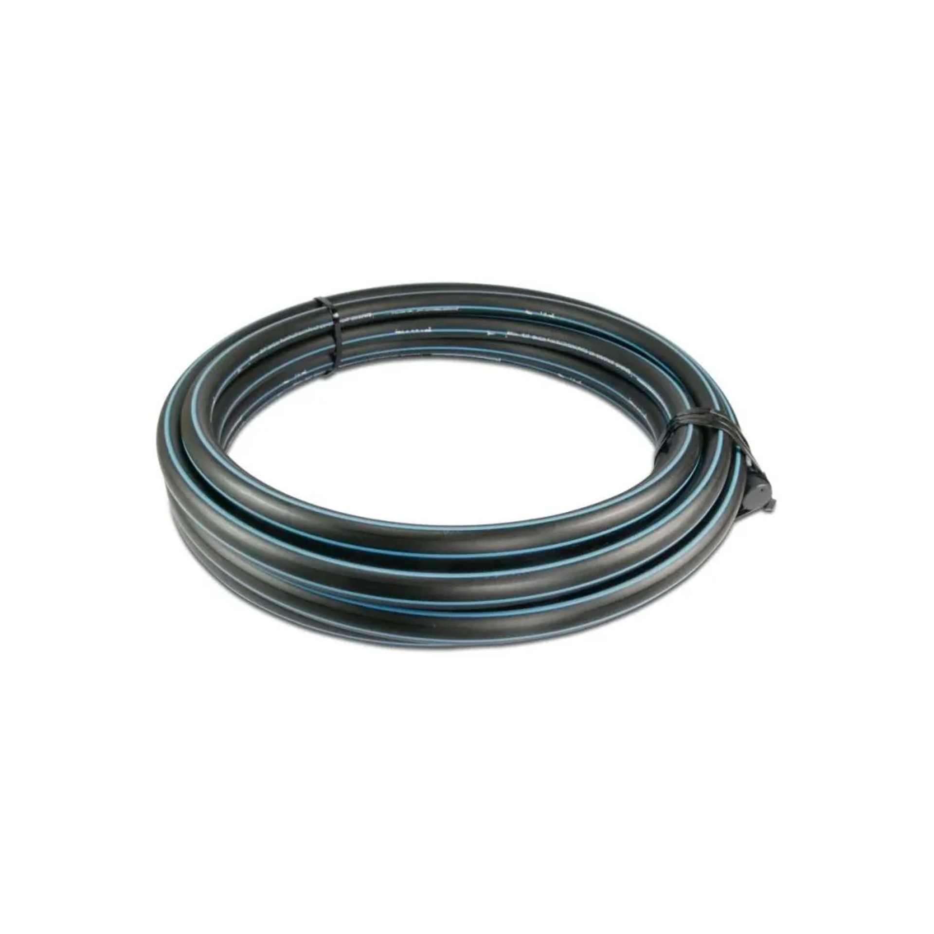 Pe80 Rohr 40mm, Druckrohr, Wasserrohr, 12,5 Bar, Sdr 11, Schwarz/blau, 1m, Dvgw