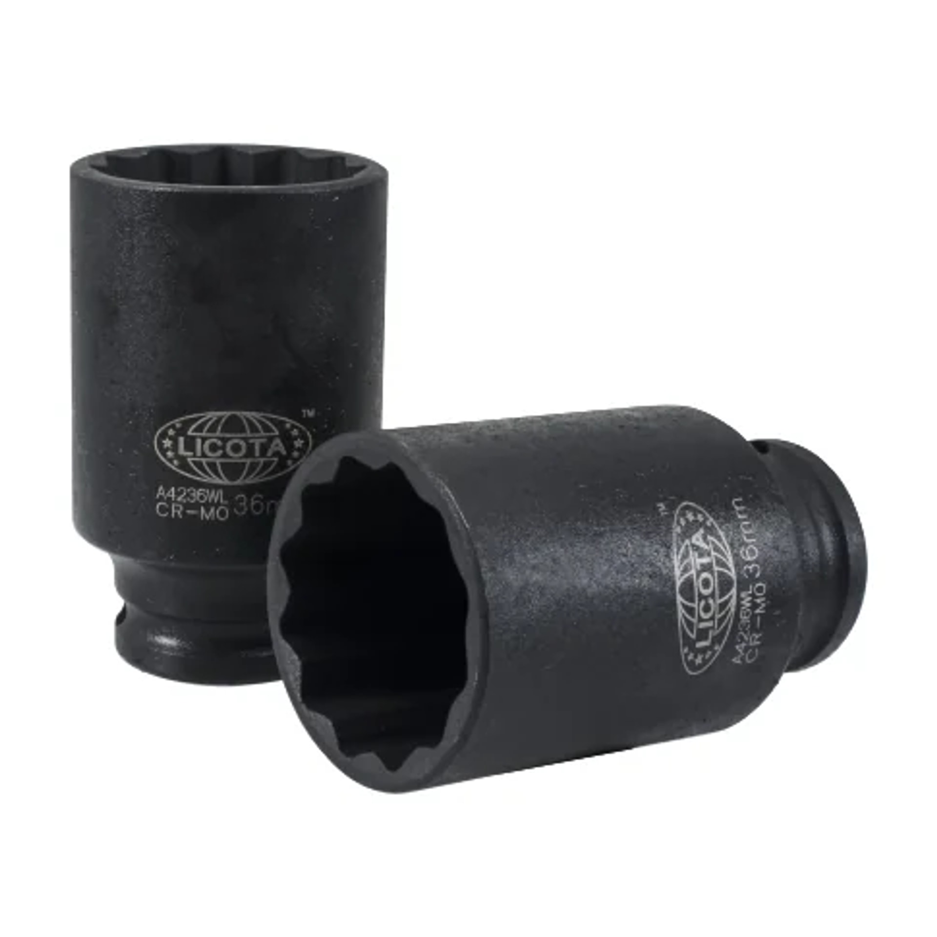 Schlagschraubernuss 8mm, 1/2 Zoll Nuss, Cr-mo Stahl, 12-kant