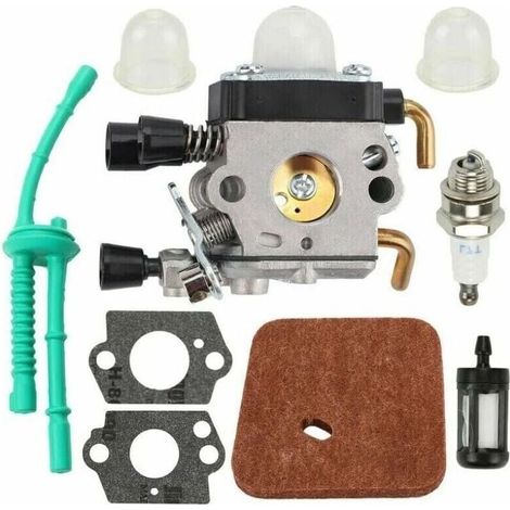 C1q-s97 Vergaser Mit Kraftstoffleitungssatz Und Luftfilter Für Fs38, Fs45, Fs46, Fs55, Km55, Hl45, Fs45l, Fs45c, Fs46c, Fs55c, Fs55r, Fs55rc