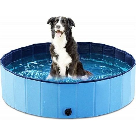 Faltbarer Pool Für Hunde Und Kinder – Tragbare Badewanne Aus Rutschfestem Pvc – Maße: 9,75 M X 2,44 M – Uv- Und Kältebeständig