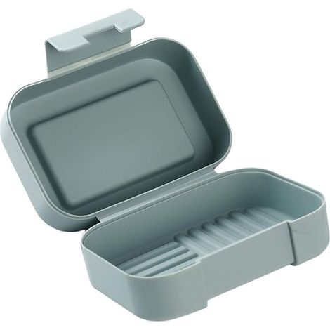 Seifenablage, Duschbehälter, Badezimmer (blau)