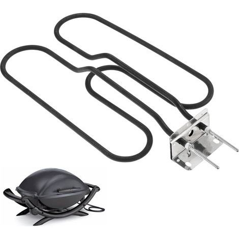 Ersatz-heizelemente Für Elektrogrills – Kompatibel Mit Weber Q140/q1400 – Edelstahl – 2200 W – Heizrohr 40,5 X 20,5 X 7,5 Cm