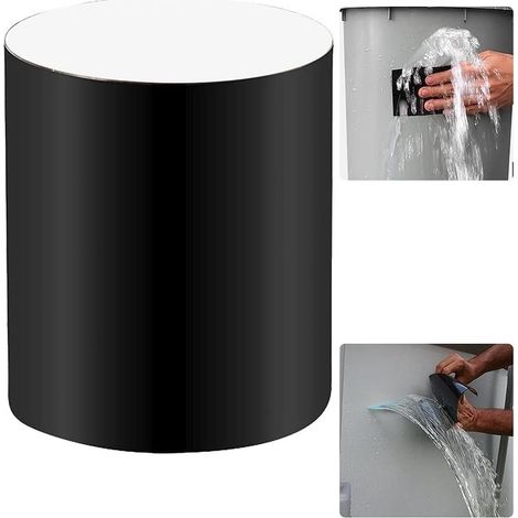Schwarzes, Wasserdichtes Reparaturband – 10 Cm × 1,5 M – Für Rohre Und Lecks, Hochfest Selbstklebend