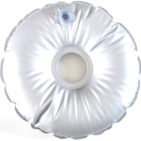 Robuster 50-kg-sonnenschirmständer – Faltbarer Und Tragbarer Wasserballastsack – Wetterbeständiges Pvc-material – Für Balkone Und Terrassen