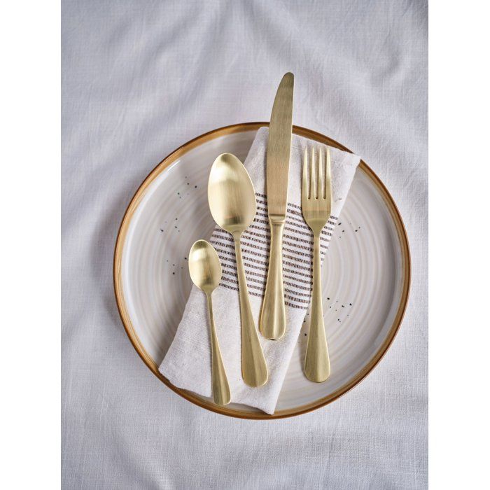 Besteck - Cosy & Trendy - Eva 24 Teile - Champagner Matt - Inox 18/0 - Komplettservice