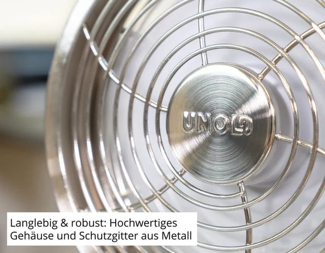 Akku-Tischventilator "STEEL FLEX" 86705