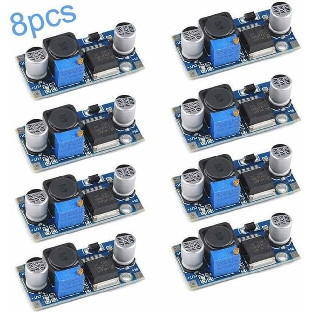 8er-pack Lm2596s Dc-dc-abwärtswandler, 3,2–46 V Auf 1,25–35 V Abwärtsspannungsregler, Abwärtswandler, Netzteil-abwärtsmodul, Für Arduino