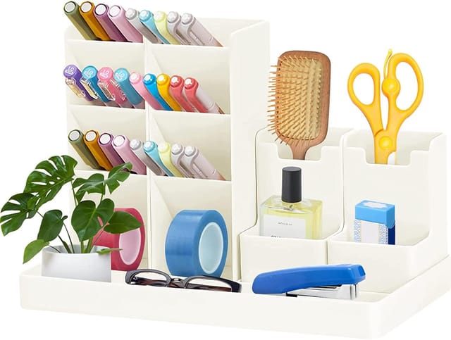 Multifunktionaler Schreibwaren-Organizer – Aufbewahrungsbox für Büro, Zuhause und Schule – Stiftehalter für Schreibwaren und Bürobedarf