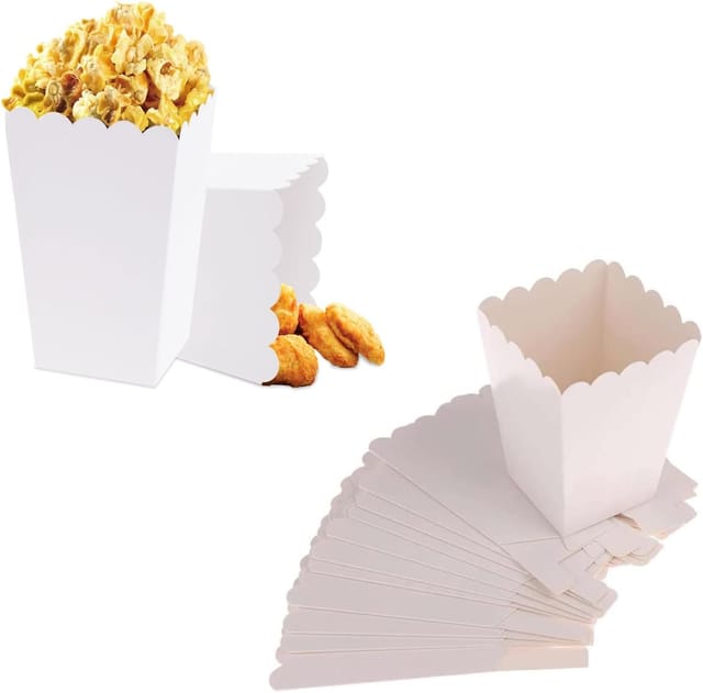 50 Popcornboxen, Popcornboxen, Popcorn- und Süßigkeitenboxen, Süßigkeitenbehälter aus Karton, zur Aufbewahrung von Snacks und Popcorn in Theatern,