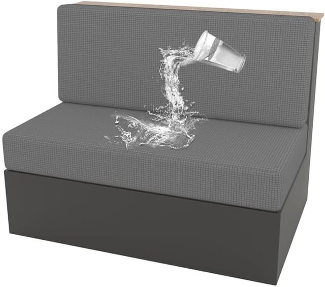 Set mit 2 Sitzkissenbezügen für Wohnmobile (1 Set) – Hellgrau – Dehnbar – Für Wohnmobile, Wohnwagen, Innenausstattung
