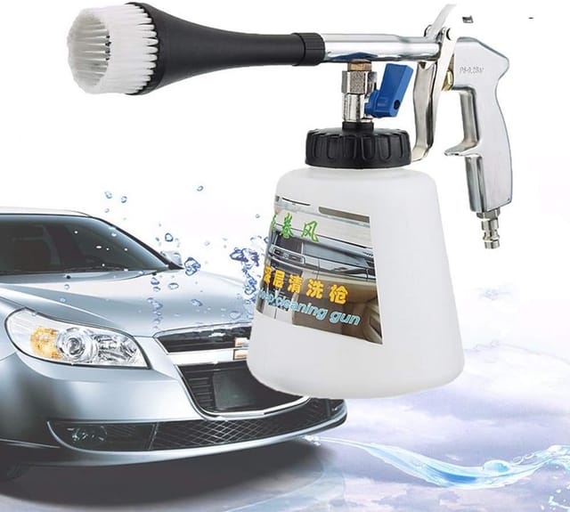 Autoreinigungspistole, Schnellreinigungspistole, Hochdruckreinigerpistole, Innenraumreinigungspistole mit einstellbarem Luftdruck für Autositze,