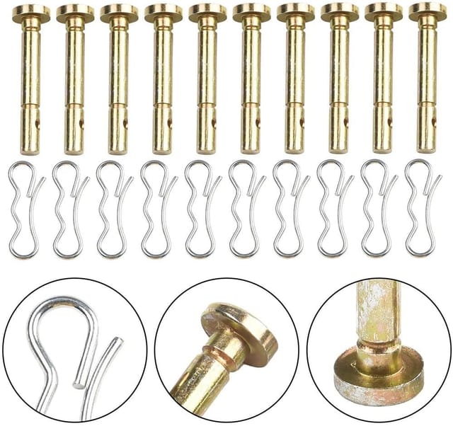 Packung mit 10 Ersatz-Scherbolzen 73804155 für Craftsman-Schneefräsen, die eine optimale Leistung bei Schneeräumungsarbeiten gewährleisten.