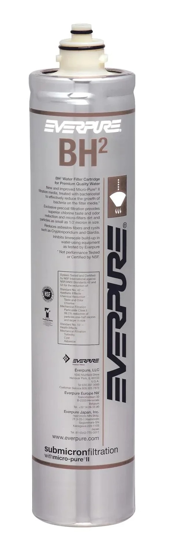 Wasserfilter, Filterpatrone - Everpure Bh2 Für Premiumwasser, Heißgetränkeautomaten, Kaffeemaschinen