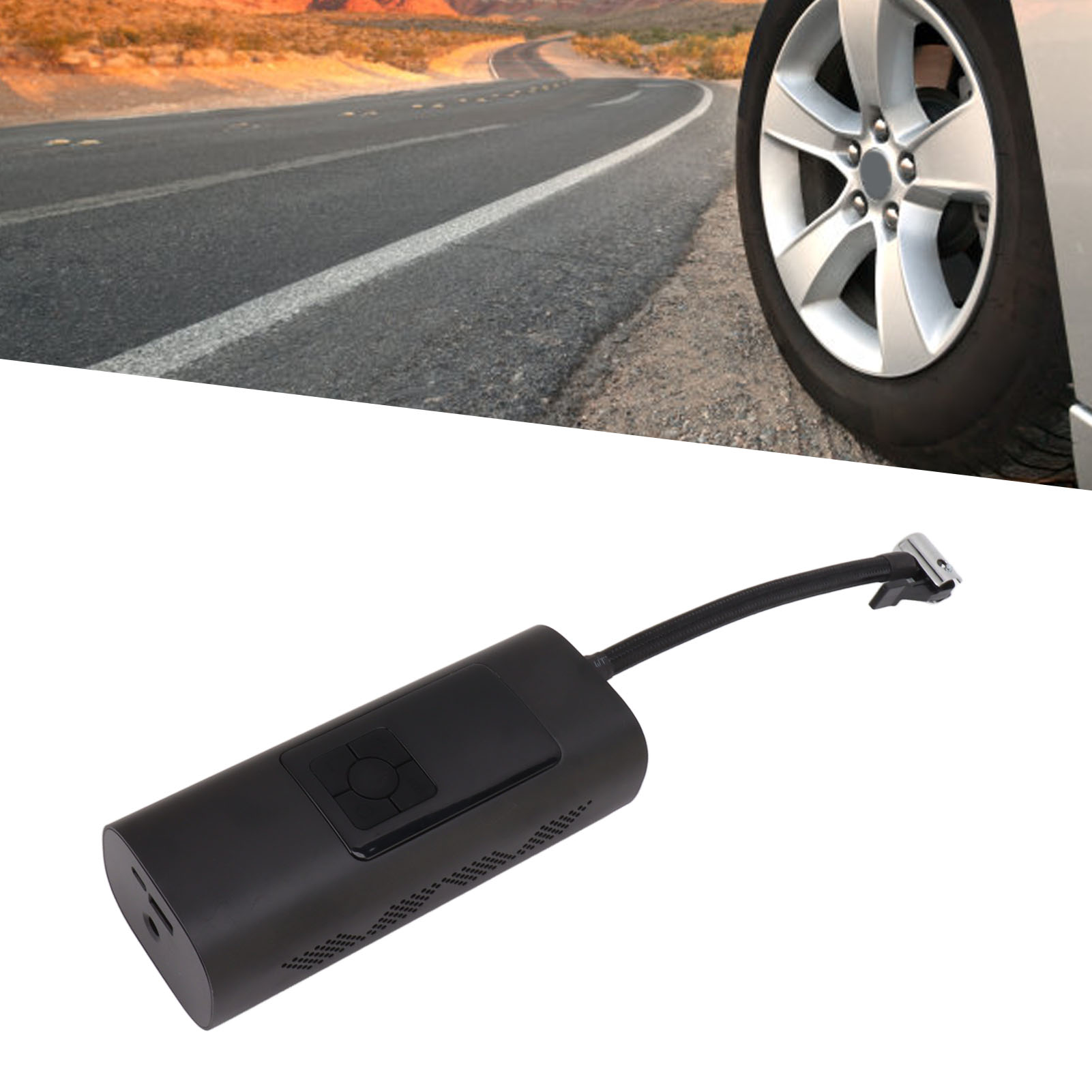 12v 60w Akku-luftpumpe, Intelligente Tragbare Elektrische Luftpumpe Mit Voreingestelltem Druck, Akku-luftpumpe