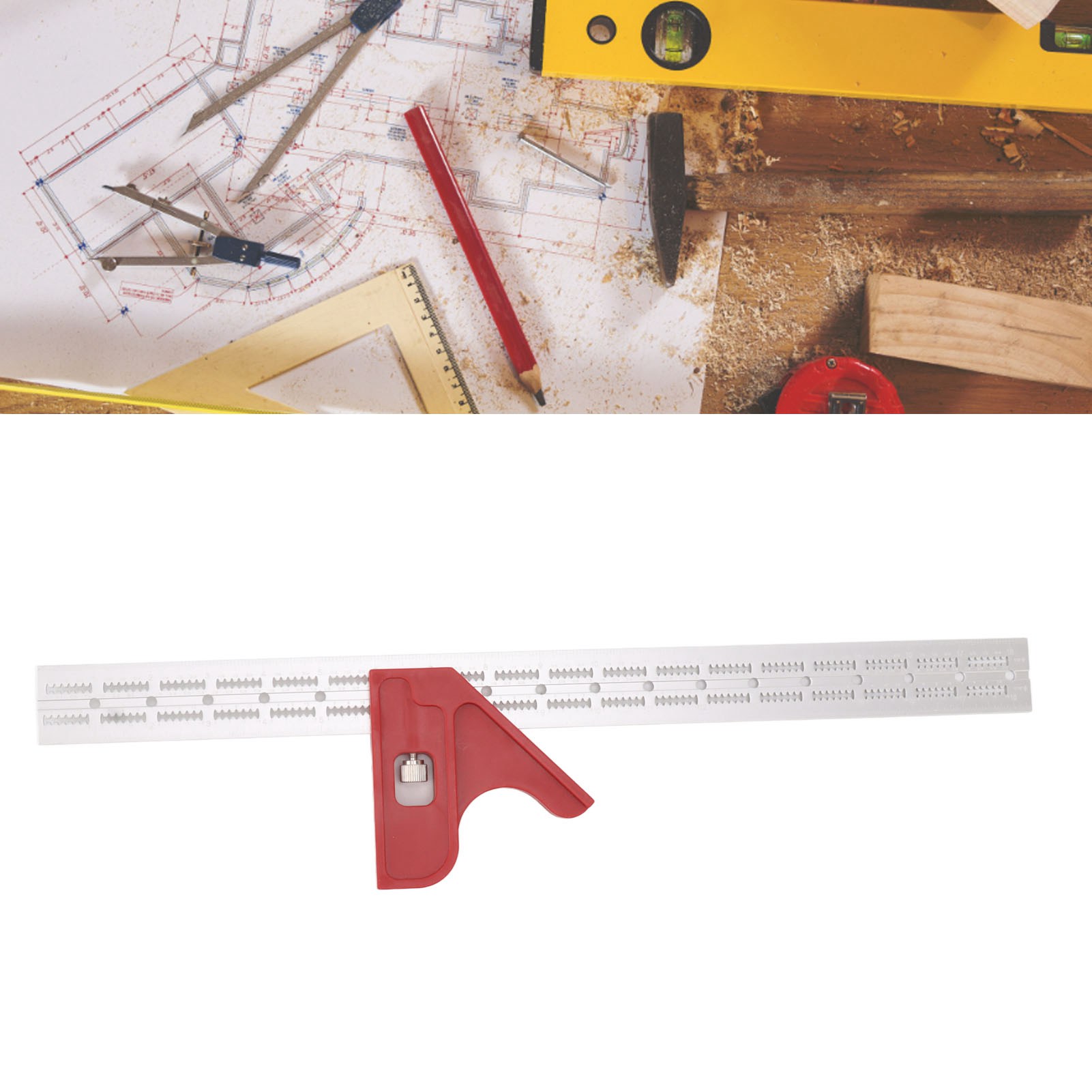 Woodpeckers One Time Tool Verstellbares Lineal, Woodpeckers Messwerkzeug (typ A)