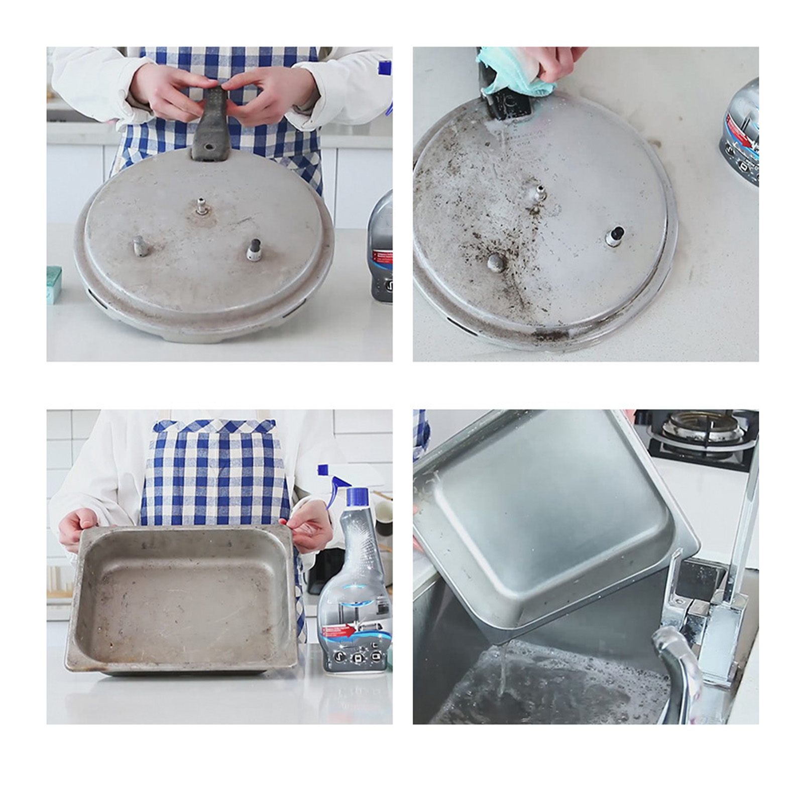Mootaa Haushaltsreiniger Für Edelstahl, Kraftvoller Fleckenentferner Für Armaturen Und Duschköpfe, Poliermittel Für Aluminiumlegierungen.