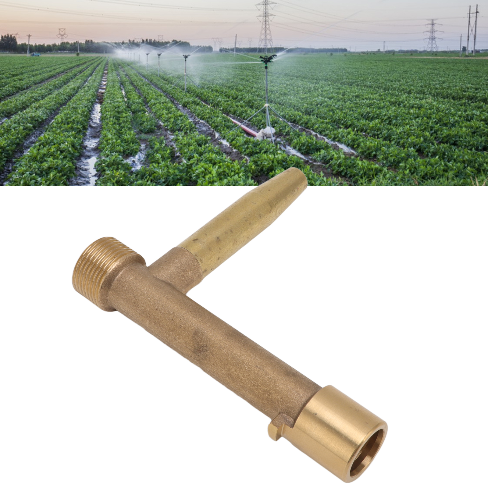 G1-außengewinde-wasserverteilerventilspindel, Gartenwasserverteilerventil, Messing-schnellkupplungsventil, Bewässerungsschlüssel Für Die Landwirtschaft