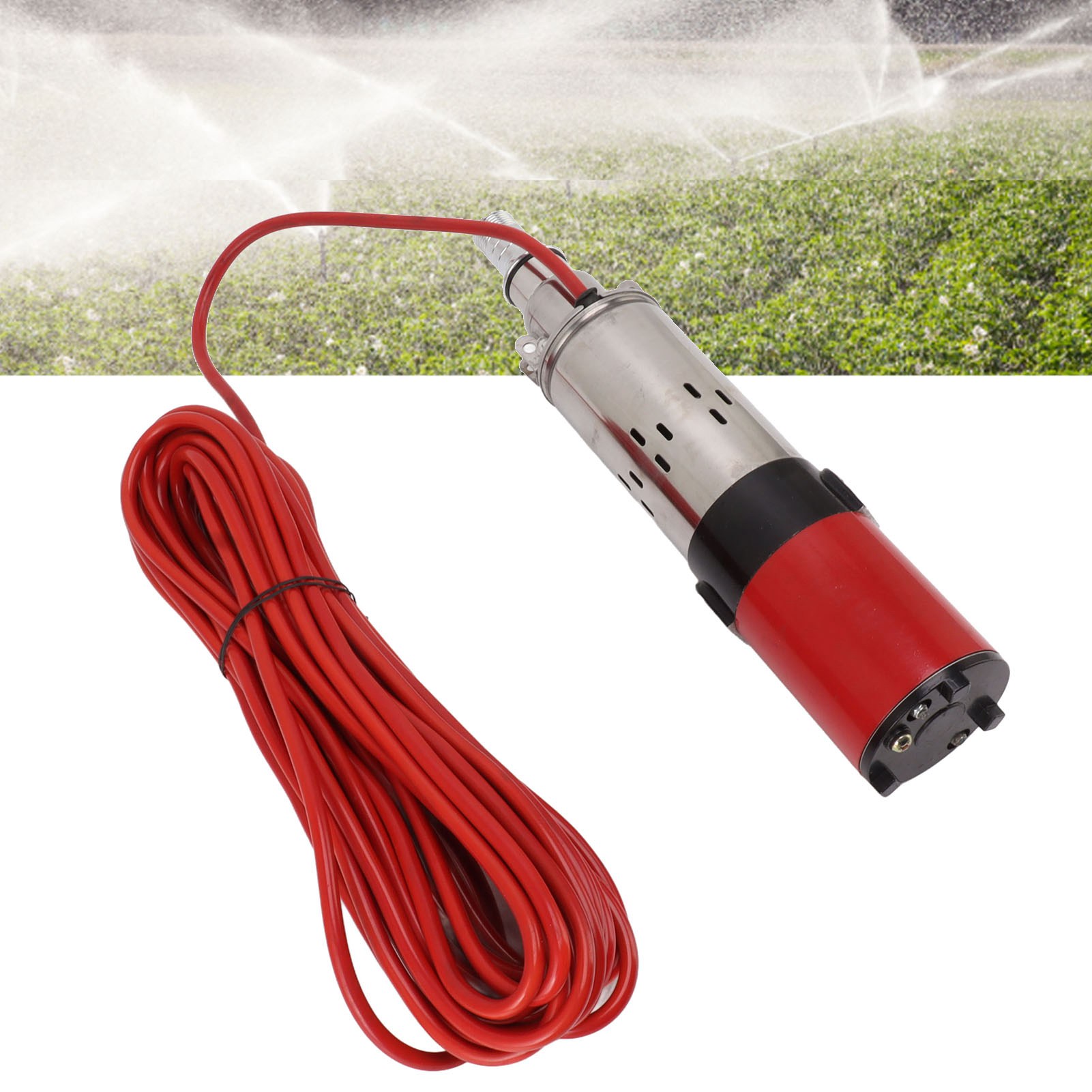 12v Gleichstrom-wasserpumpe, 220w, Gleichstrom-schraubenpumpe Mit Hoher Förderhöhe Und Einer Förderhöhe Von 30 M, Kann An Ein Solarpanel Angeschlossen Werden.