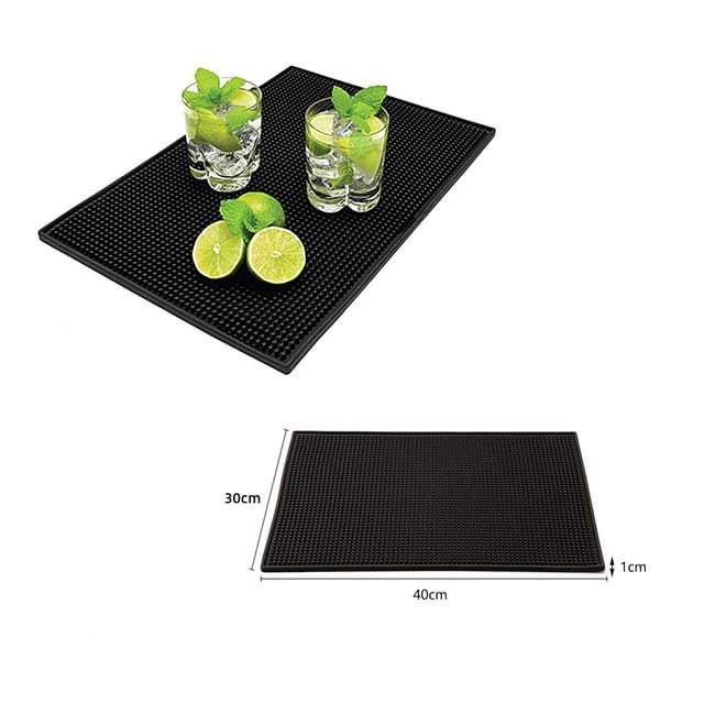 Rutschfester Untersetzer Aus Dickem, Weichem Pvc-gummi, Isolierende Und Wasserdurchlässige Matte, Geeignet Für Kaffee, Milchtee Und Karaoke.