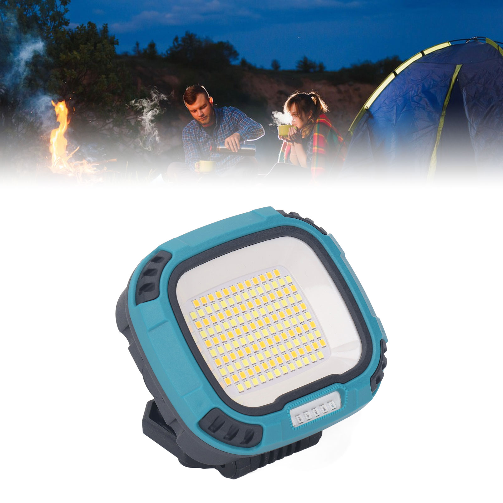 Tragbare Led-arbeitsleuchte, Wiederaufladbarer Außenscheinwerfer, Geeignet Zum Wandern, Arbeiten, Autoreparaturen, Werkstätten Usw.