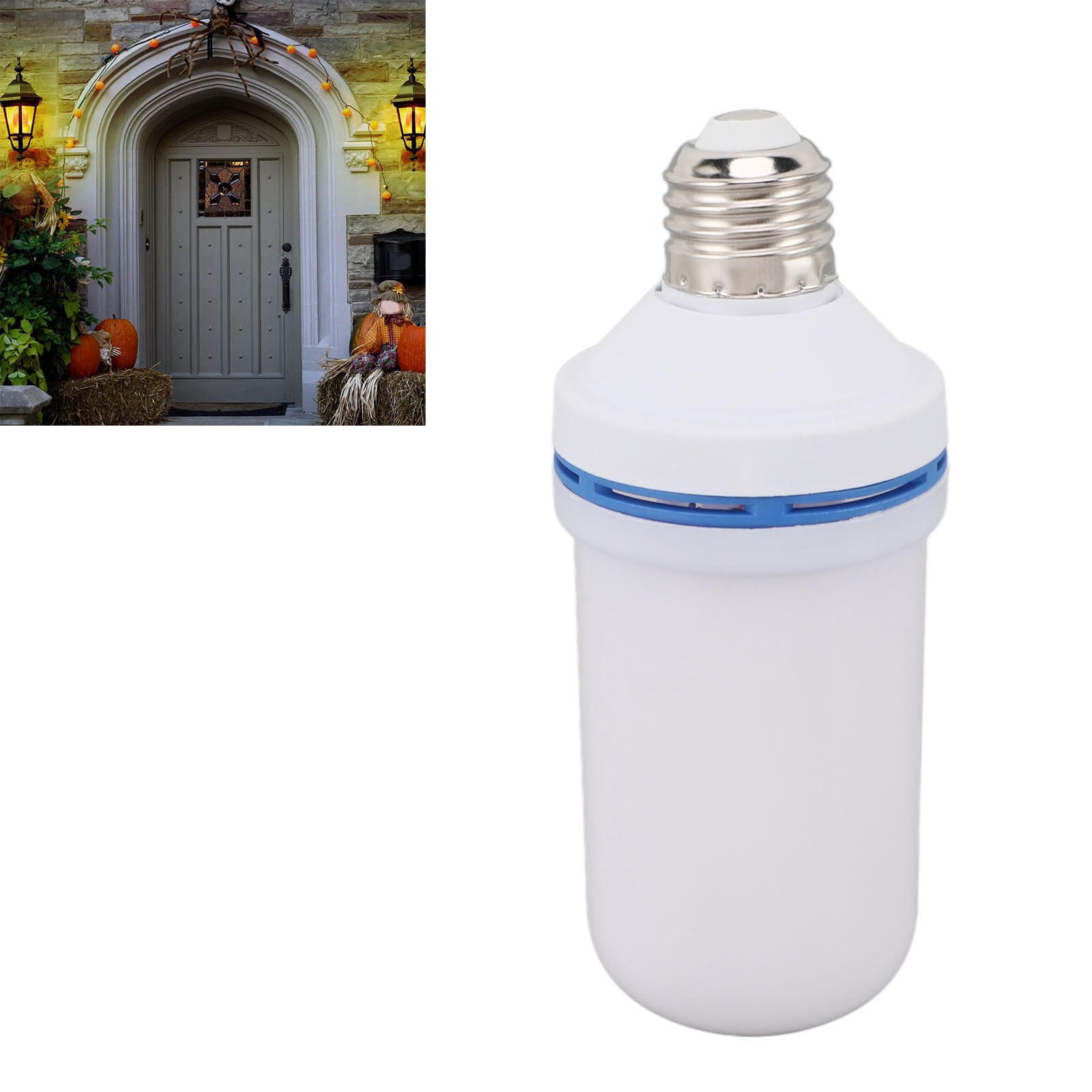 Led-lampen Mit 4 Leuchtmodi Und Flammeneffekt, E26-sockel, Partydekoration, Für Den Innen- Und Außenbereich, Weihnachtsdekorationslampe
