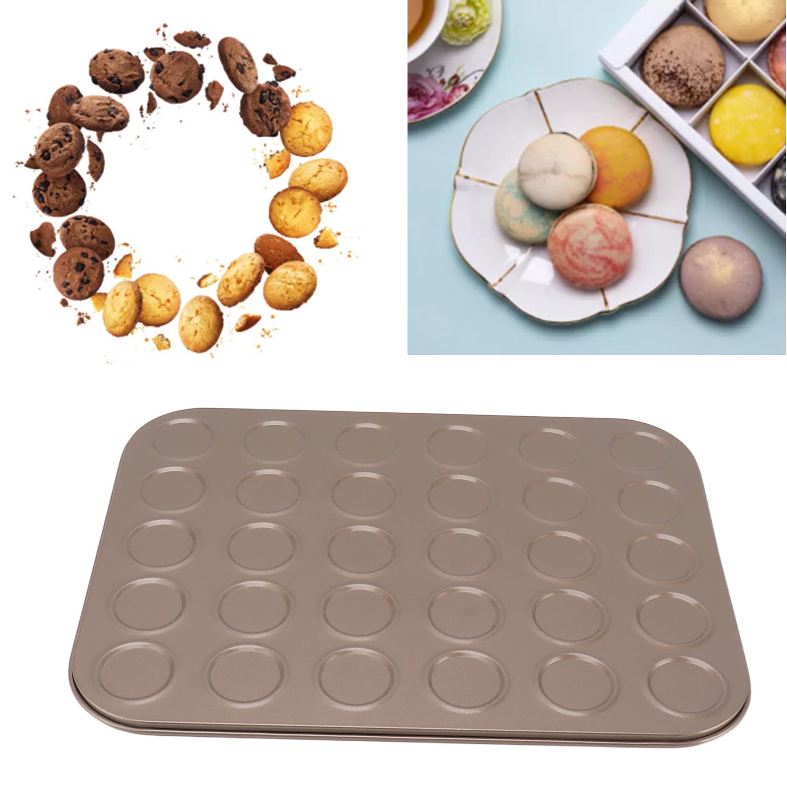 Goldene Macaronform, Dessertteller, Ausstecher Mit 30 Mulden