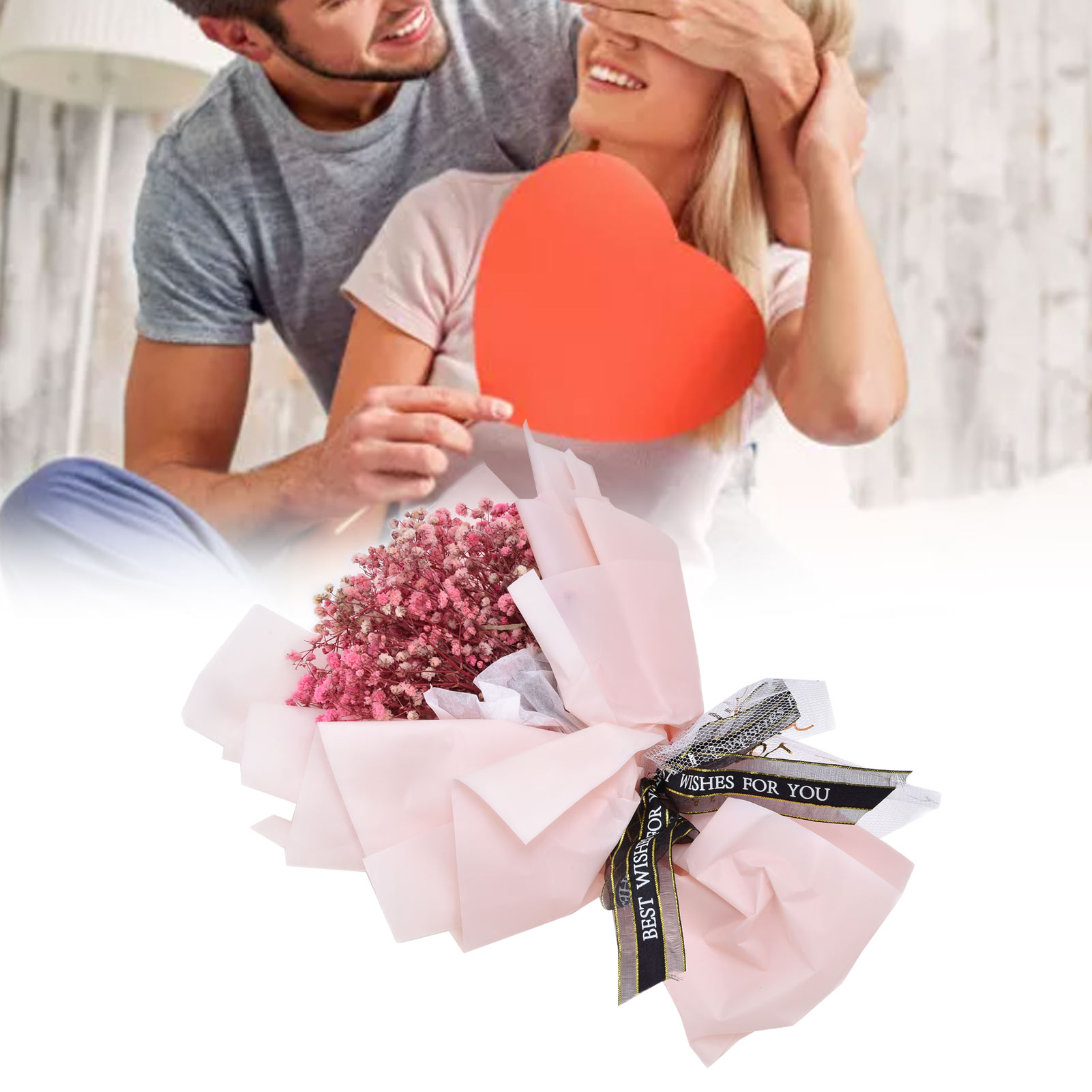 Geschenkverpackungen Zum Valentinstag, Geschenktüten Für Die Qixi-party, Transparente Tragetaschen Mit Blumen Zum Lehrertag, Süßigkeitentüten