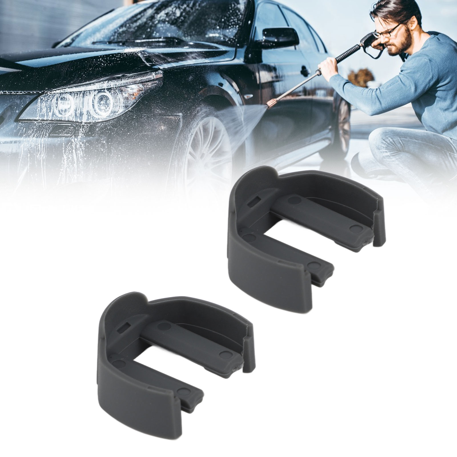 Passend Für Schnellkupplungsclips Und -ringe Für Kärcher K23k4k5k6k7 Autowaschanlagen (grau)