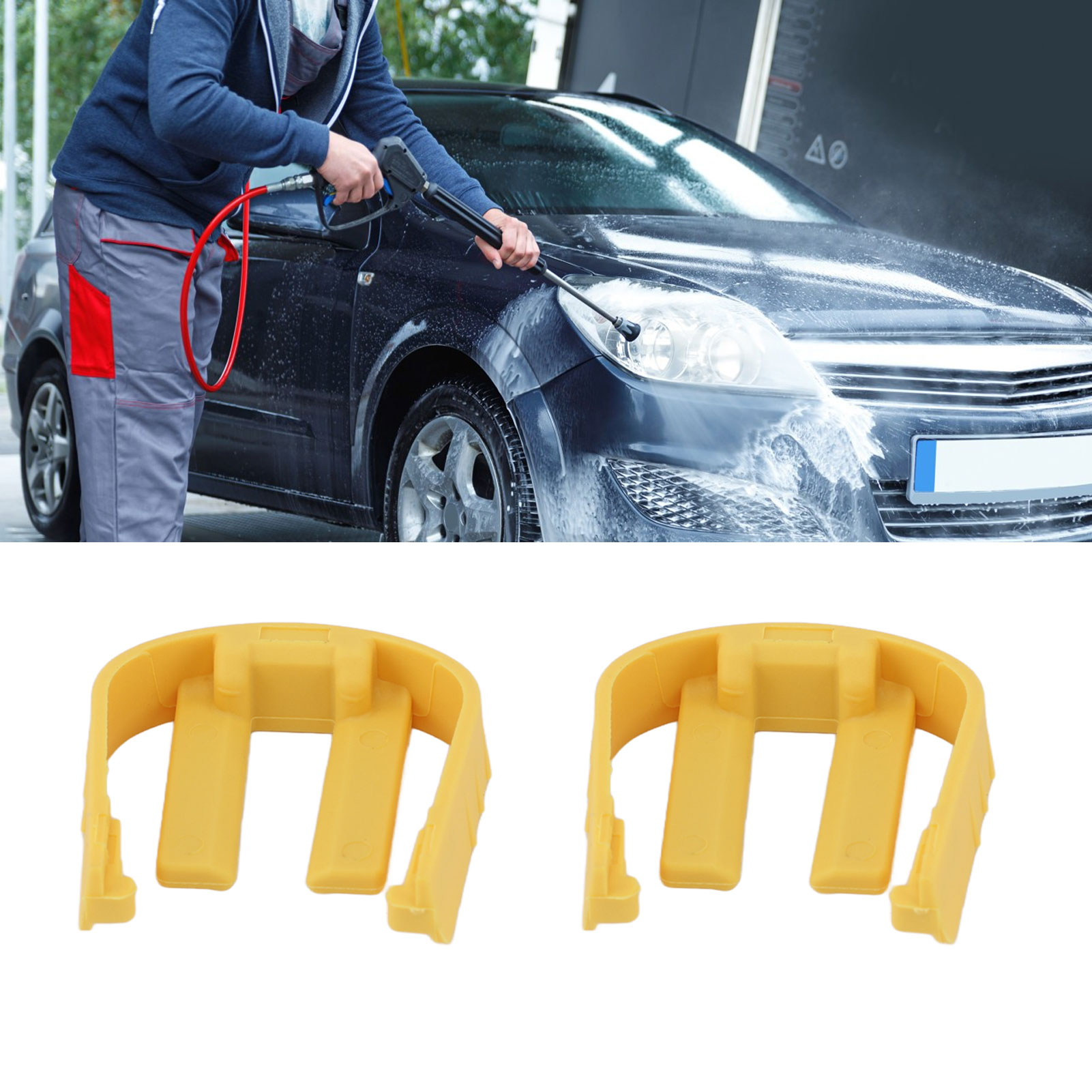 Geeignet Für Schnellverschlussclips Und -ringe Für Kärcher K23k4k5k6k7 Autowaschanlagen (gelb)